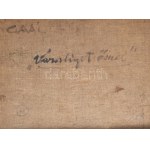 Gaál Ferenc (1891-1956): Városliget ősszel, Budapest, 1927. Olaj, vászon, jelezve jobbra lent...