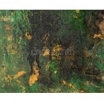 Wagner János (1936-2022): Kert (Éjszakai történet). Olaj, vászon, jelezve jobbra lent: Wagner...