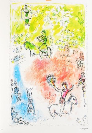 Marc Chagall (1887-1985): 14 db litográfiáról készült reprodukció a Derriere le miroir 246. számában, 1981...