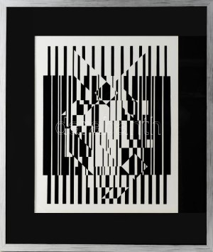 Vasarely Victor (1908-1997): CALCIS, 1956-59. Heliogravűr, papír. Neuchatel, Éditions du Griffon kiadása...