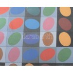 Vasarely Victor (1908-1997): P 1190 HANDYA (Op-art kompozíció). Ofszet, papír, jelzett a nyomaton...
