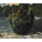 Jelzés nélkül: Csendélet. Olaj, vászon. Dekoratív fakeretben, 50×40 cm