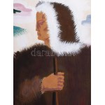 Cziglényi László (-): Félvér, 1942 (Filmplakát terve). Tempera, fedőfehér, papír, jelzett a hátoldalán, 42x31,5 cm...