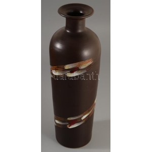 Idea Intézet design váza, jelzett, hibátlan, m: 35 cm