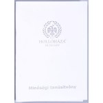 Hollóházi Jurcsák László által tervezett mintával díszített falióra, certifikáttal, eredeti dobozában, hibátlan...