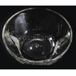 Kristály kínáló, hibátlan, d: 20 cm, m: 8 cm