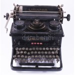 1938-1942 Urania Model 8 írógép. Magyar nyelvű billentyűzettel, 40x35x26 cm /// KIZÁRÓLAG SZEMÉLYES ÁTVÉTEL...