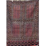 Beludzs / Timuri "Yakub Khan" ensi ajtótakaró szőnyeg. cca 1860-1880, Afganisztán nyugati része...