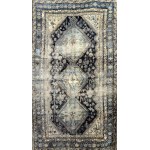 Kézzel készült perzsa szőnyeg, kopással, sérüléssel, 290x190 cm