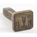 Pecsétnyomó karddal és serleg ábrázolással XIX. sz. eleje 2 cm