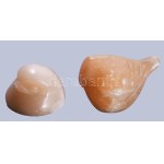 9 darab ásvány asztaldísz, zömmel tojások, m: 10 cm alatt, jó darabokkal.