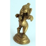 Táncoló Ganésa. Bronz, Kína, 20. sz. első fele, jelzés nélkül, hibátlan, m: 8,5 cm