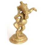 Táncoló Ganésa. Bronz, Kína, 20. sz. első fele, jelzés nélkül, hibátlan, m: 8,5 cm