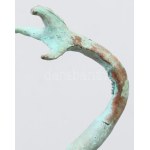 Horetzky (1969-): Antropomorf akasztó Széth fejjel. Patinázott bronz, cca 2000, jelzés nélkül, 17x10 cm. Proveniencia...
