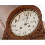 Lechner József Budapest, asztali óra, felesütős, ingajáratos szerkezettel, az óra nem jár, de az ütés működik, kulccsal...