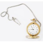 Vadász témájú modern zsebóra, d: 4,5 cm