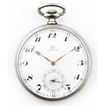 Omega zsebóra, sérült számlappal, nem működik, d: 45 mm