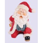 Mikulás üvegtartó. Műanyag., hibátlan, m: 17 cm