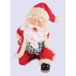 Mikulás üvegtartó. Műanyag., hibátlan, m: 17 cm