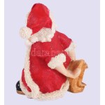 Mikulás üvegtartó. Műanyag., hibátlan, m: 17 cm