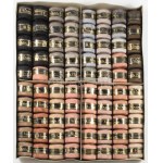 cca 1940 Selyemfényű Tömőpamut 80 gombolyag, dobozában.