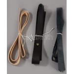 Doboznyi nyakkendő, közte bőr darabokkal.