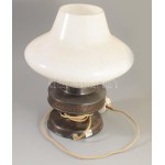 Iparművész lámpa hibátlan üveg búrával 33 cm