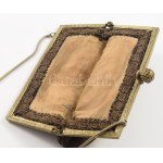 Antik színházi táska, belül kopott, 11x15 cm