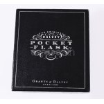 Fém flaska és 2 darab toll, tokban