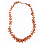 Nagyszemű régi ásvány nyaklánc