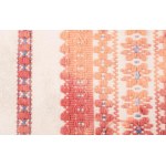 Régi hímzett párnahuzat, 45x36 cm