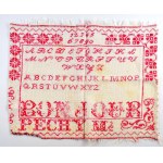 Régi hímzésminta 33x40 cm