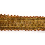 3 méter fémfonalas textilszél, jó állapotban