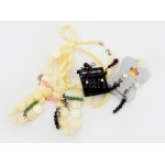 5 pár ásvány fülbevaló és 2 db nyaklánc