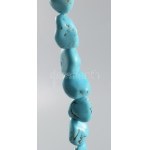 Türkiz nyaklánc, h: 41 cm