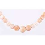 Art deco fehér korall nyaklánc, h: 43 cm