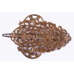 Szecessziós hajtű hajdísz, 7,5x5,5 cm