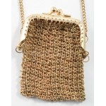 Aranyszínű nyaklánc pénztárca medállal