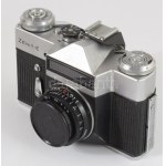 Zenit-E fényképezőgép, Indusztár 3,5/50 objektívvel,