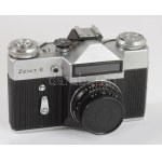 Zenit-E fényképezőgép, Indusztár 3,5/50 objektívvel,