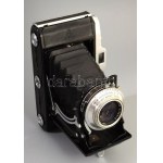 cca 1956 Zeiss Ikon Ercona II összecsukható fényképezőgép, Carl Zeiss Jena Tessar 105 mm f/3,5 objektívvel, Prontor...