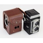 1955 Welta: Weltaflex kamera Meyer F. Ludwig Meritar 1:3,5/75 objektívvel jó állapotban...