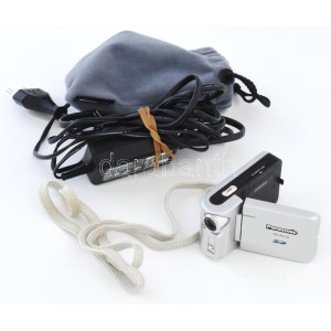 Panasonic SV-AV10 mini digitális kamera, töltővel.