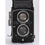 ca 1932 Rolleicord II IIb /Model 3 fényképezőgép Zeiss Triotar 4,5/7,5 cm és Heidosmat Anastigmat 4/7...