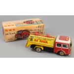 cca 1970 Kínai MF963 Oil Tanker lemezjáték, jó állapotban, eredeti dobozában, h: 20 cm /// c...