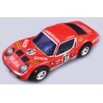 cca 1975 Lamborghini Miura-SV lemezjáték. Elemmel működik, Japán, kissé sérült dobozában, működik, h:24,5 cm /// cca...
