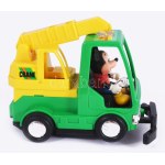 Japán Disney Mickey egeres játék autó daruval 15 cm