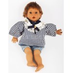 Karakter játékbaba, h: 39 cm