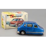 Mf 993 Mini Tricycle kínai fantáziaautó lemezjáték. Lendkerekes, jó állapotban, eredeti dobozában, h: 11...