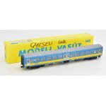 Fuggerth GYSEV BH MÁV 4-tengelyű személygépkocsi vasútmodell, eredeti dobozban, jó állapotban